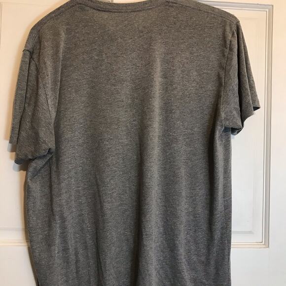 NEXT LEVEL T-Shirt Men's XL Gray Short Sleeved w/logo - Picture 4 of 7